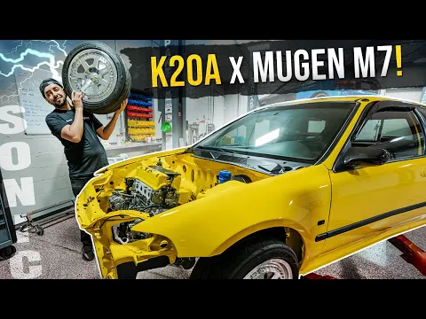 Download MP3 K20a Type-R swap goes in our Carnival Yellow Spoon EG Build!