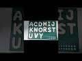 DIY bubble letter stencil