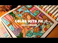 Color With Me ASMR Coco Wyo Girl Moments Coloring Book Ohuhu Markers