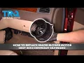 How to Replace Heater Blower Motor 2007-2013 Chevrolet Silverado