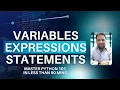 Chapter 4 Variables expressions and statements in Python