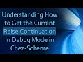 Understanding How to Get the Current Raise Continuation in Debug Mode in Chez-Scheme