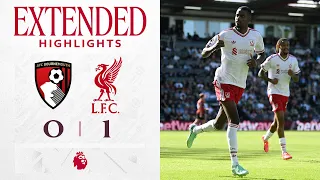 Extended Highlights: Bournemouth 0-1 Liverpool | Isak scores the winner!
