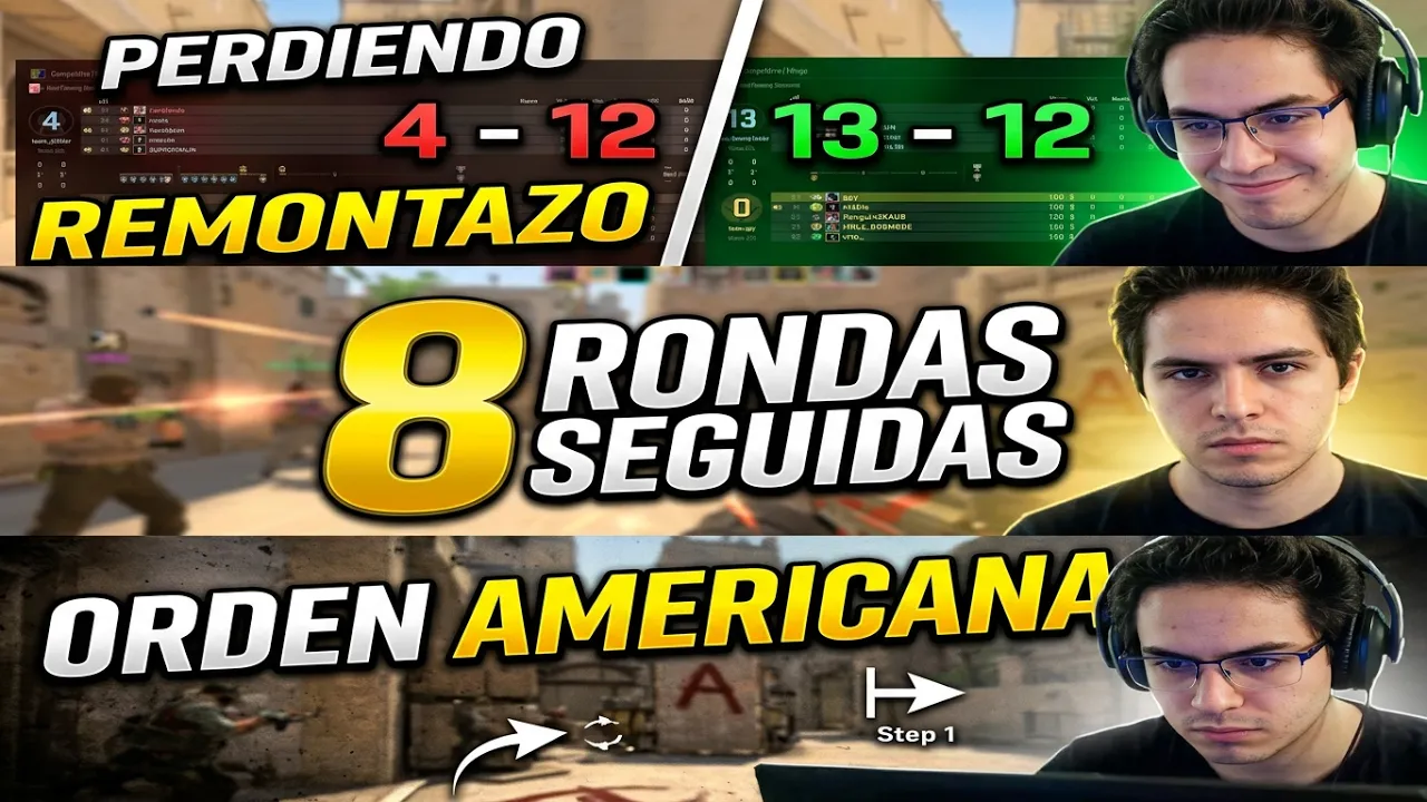 ESTABAMOS PERDIENDO A 4 y RETOMAMOS 8 PUNTOS SEGUIDOS con ORDEN de AMERICANOS #cs2 #counterstrike2