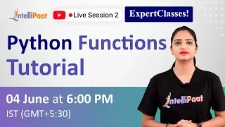 Python Functions Tutorial Understanding Functions in Python Intellipaat