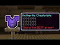 What is the BEST ARMOR in Minecraft