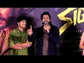 Vijay Son Jason Sanjay, Sundeep Kishan & Faria Dances to Sigma Style Song @ SIGMA Telugu Press Meet