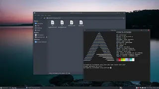 ArcoLinux 2614 Use the touch command to quickly create an empty file