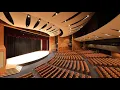 Psycho by Post Malone playing in a empty auditorium but the bass is a bit too loud