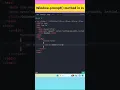 Window prompt method in Js