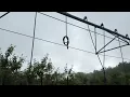 Center Pivot Irrigation in a high-density apple orchard at Hudson Valley Orchard New York APPLE