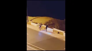 شرطي مغربي للاسف افشل محاولة شاب مغربي من الدخول للتراب الاسباني سبتة 2022 
