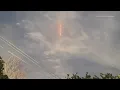 What was that mysterious vertical red light in the Houston sky