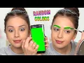 Lagu RANDOM COLOR MAKEUP CHALLENGE ... that was a mess lol