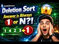 Codeforces Round 1084 Div 3 B - Deletion Sort Easy Greedy Trick C Solution Explained
