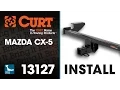 Trailer Hitch Install CURT 13127 on a Mazda CX-5