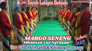 seni tayub langen beksan lohjinawi ricik ricik live caranta garden slahung ponorogo