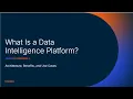 What Is a Data Intelligence Platform Architecture Benefits and Use Cases