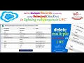 Deleting multiple records dynamically with checkbox on delete button Lightning Web Componetnt - LWC