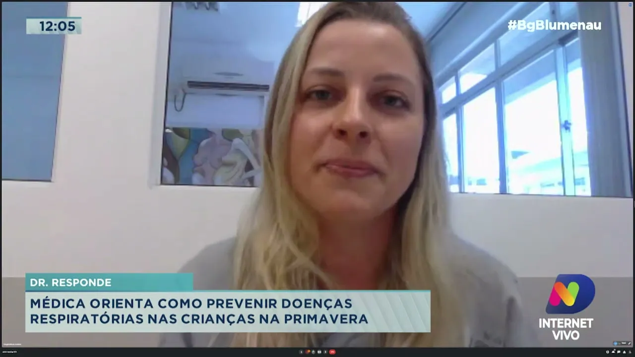 Dr. Responde: Médica orienta como prevenir doenças respiratórias nas crianças na primavera