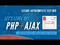 Autocomplete Textbox Dynamic Data Processing PHP and Ajax Tutorial