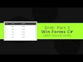 Grid - C WinForms Source Code
