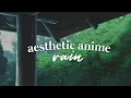 Aesthethic anime rain gifs for edits amv
