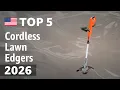 TOP 5 Best Cordless Lawn Edgers 2026