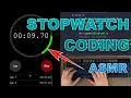 ASMR Programming - Stopwatch App like iOS using JavaScript