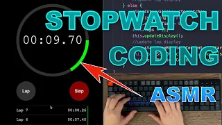 ASMR Programming - Stopwatch App like iOS using JavaScript