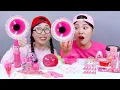 Download Lagu Pink Jelly Marshmallow Chocolate Dessert Mukbang DONA MP3
