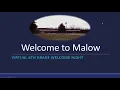 Malow Junior High 6th Grade Welcome Night Presentation