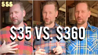 35 vs 360 Flannel What s the Difference Featuring Iron Heart Filson and Goodfellow 555 Gear