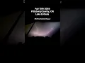 Lightning at Lake Eufaula in Pittsburg County Oklahoma April 15th 2026