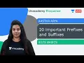 20 Important Prefixes and Suffixes IELTS Grammar Unacademy Eloquence Aastha Arya