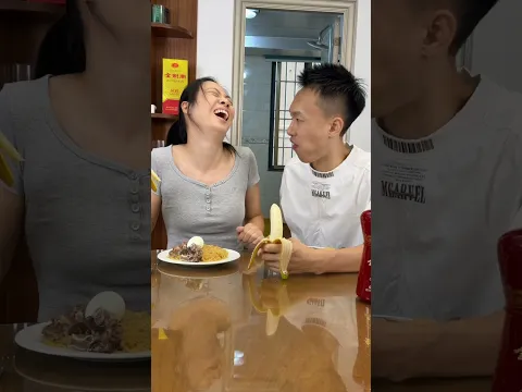Failed to sneak a bite of my fruit, I ate hers.