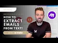 Extracting Email Addresses from a Text String Make com