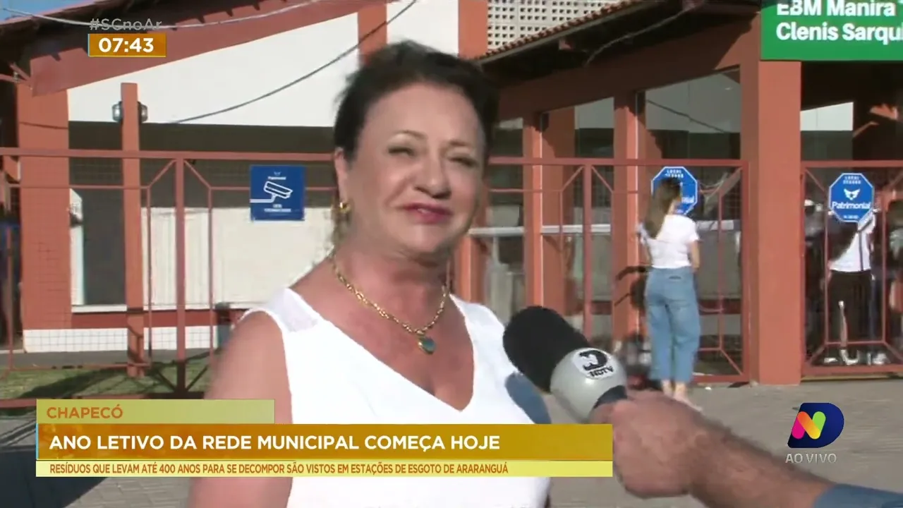 Estudantes das escolas municipais de Chapecó voltam às aulas nesta segunda-feira