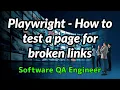 Playwright - How to test a page for broken links