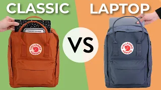 Kanken Classic vs Kanken Laptop Backpack 13 15 17