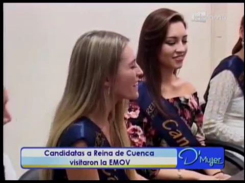 Candidatas a Reina de Cuenca visitaron la EMOV