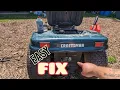 2 EASY FAST fixes for a riding lawnmower NOT MOVING