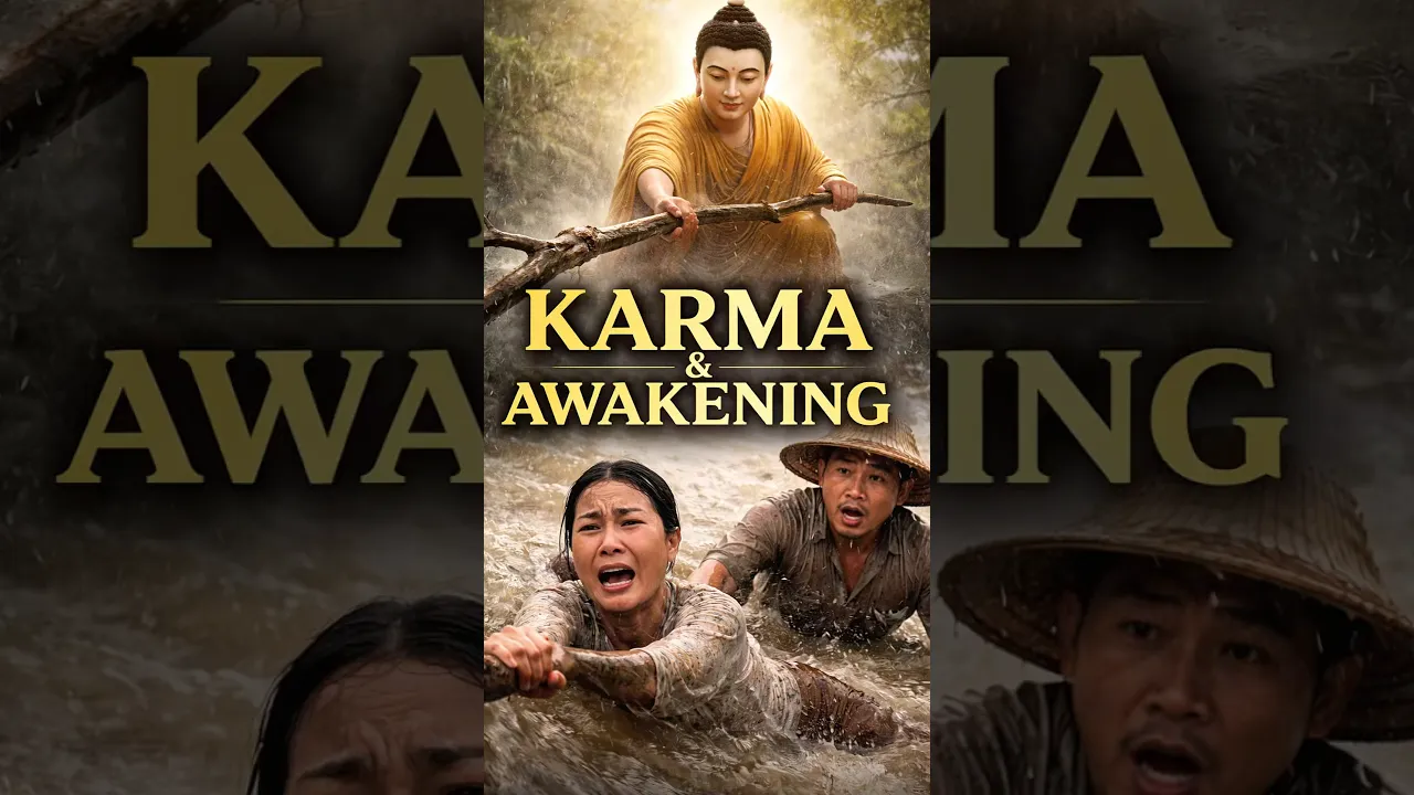 KARMA AWAKENING #buddha #karma poster