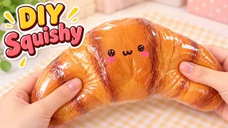 DIY Croissant Squishy π₯β¨ | How to Make a Cute Squishy at Home!