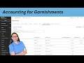Wage Garnishment on Paycheck Demonstration in QuickBooks Online
