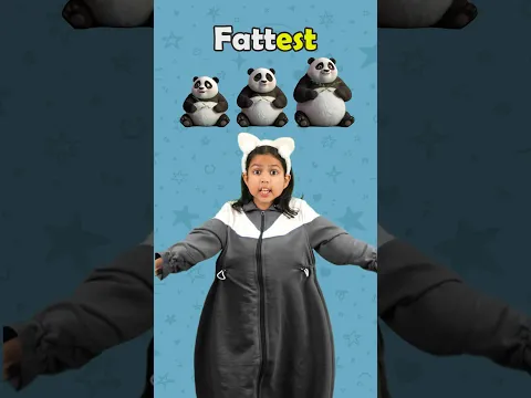 Fat – Fatter – Fattest 🔤 | Learn ER & EST Adjectives | Adi English Connection #shorts
