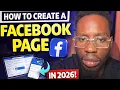 How To Create A facebook page in 2026