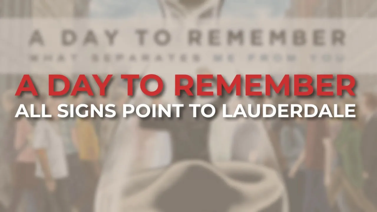 A Day To Remember - All Signs Point To Lauderdale (Official Audio)
