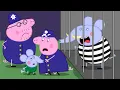 Peppa's Police Family, Daddy Elephant Is Not A Thief - Peppa Funny Animation