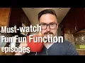 Must watch Fun Fun Function episodes P1 Vacation re-runs